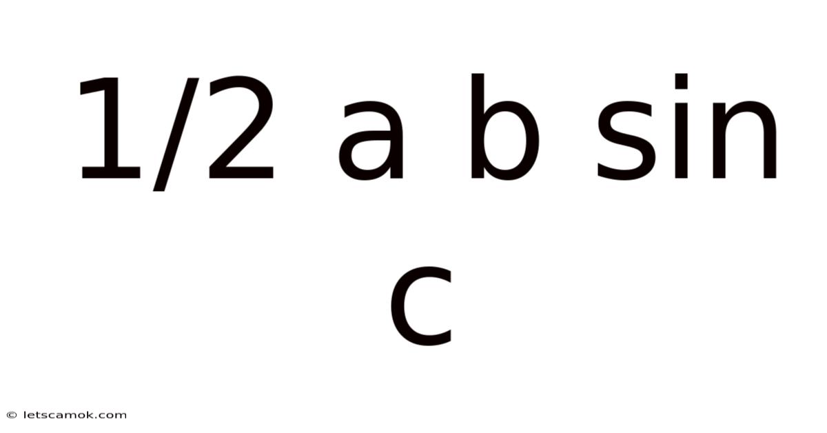 1/2 A B Sin C