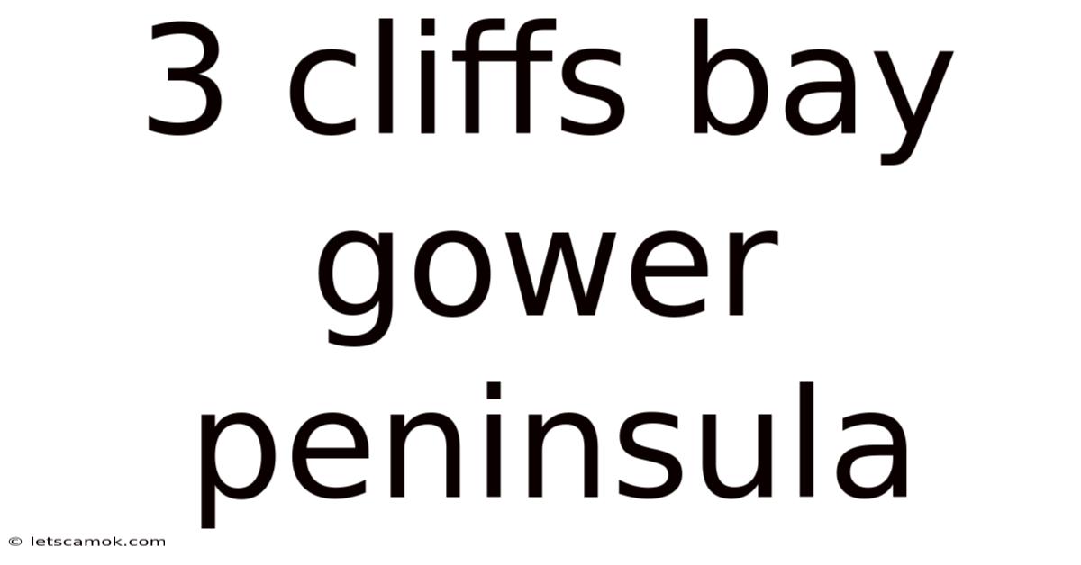 3 Cliffs Bay Gower Peninsula
