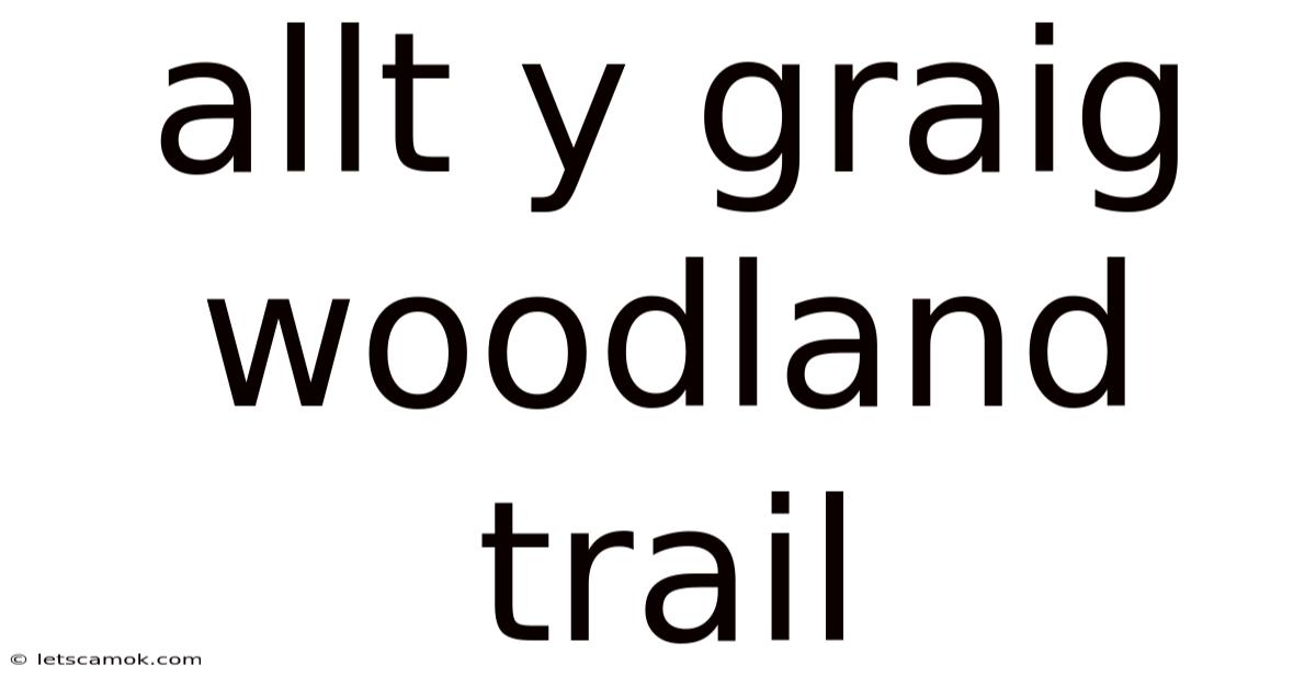 Allt Y Graig Woodland Trail