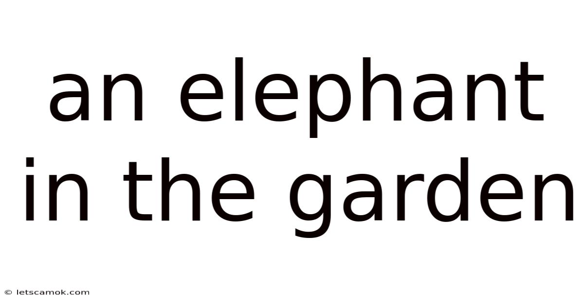 An Elephant In The Garden