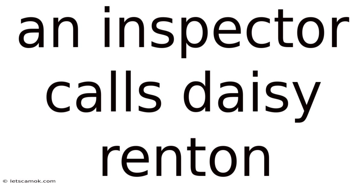 An Inspector Calls Daisy Renton