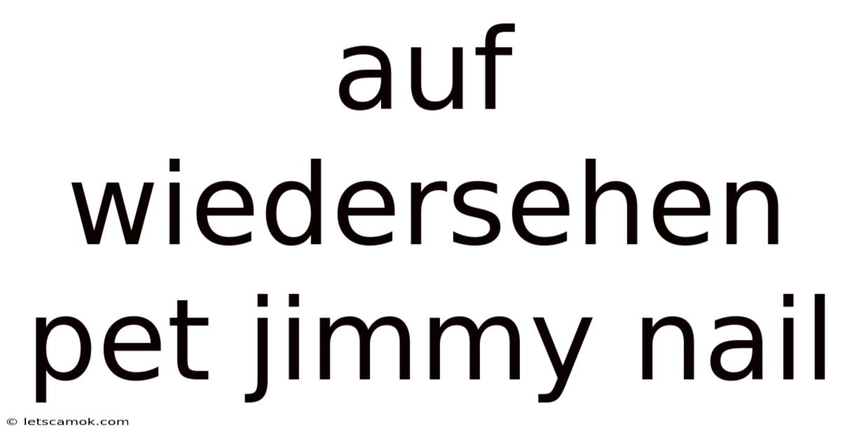 Auf Wiedersehen Pet Jimmy Nail