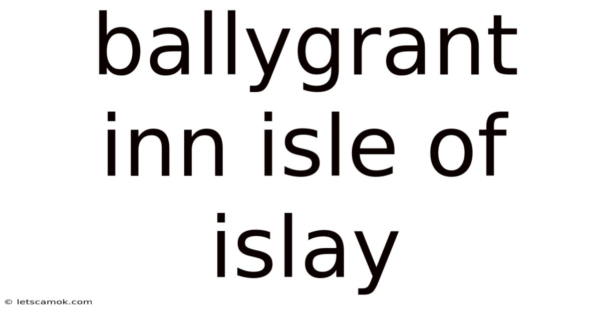 Ballygrant Inn Isle Of Islay