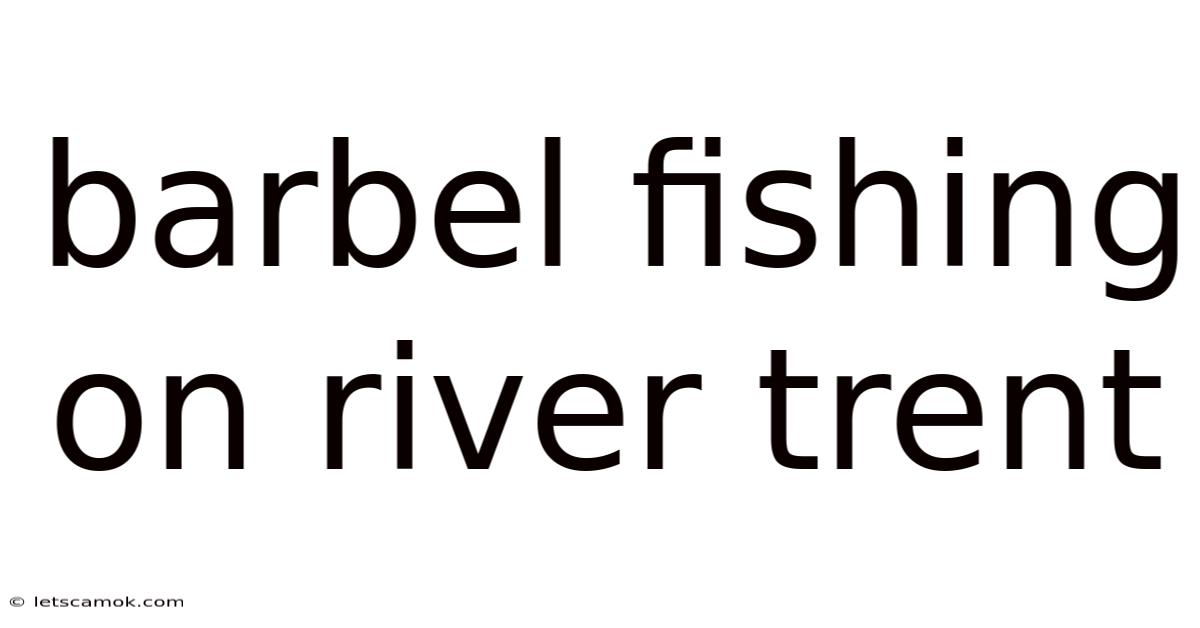Barbel Fishing On River Trent
