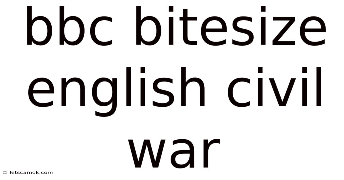 Bbc Bitesize English Civil War