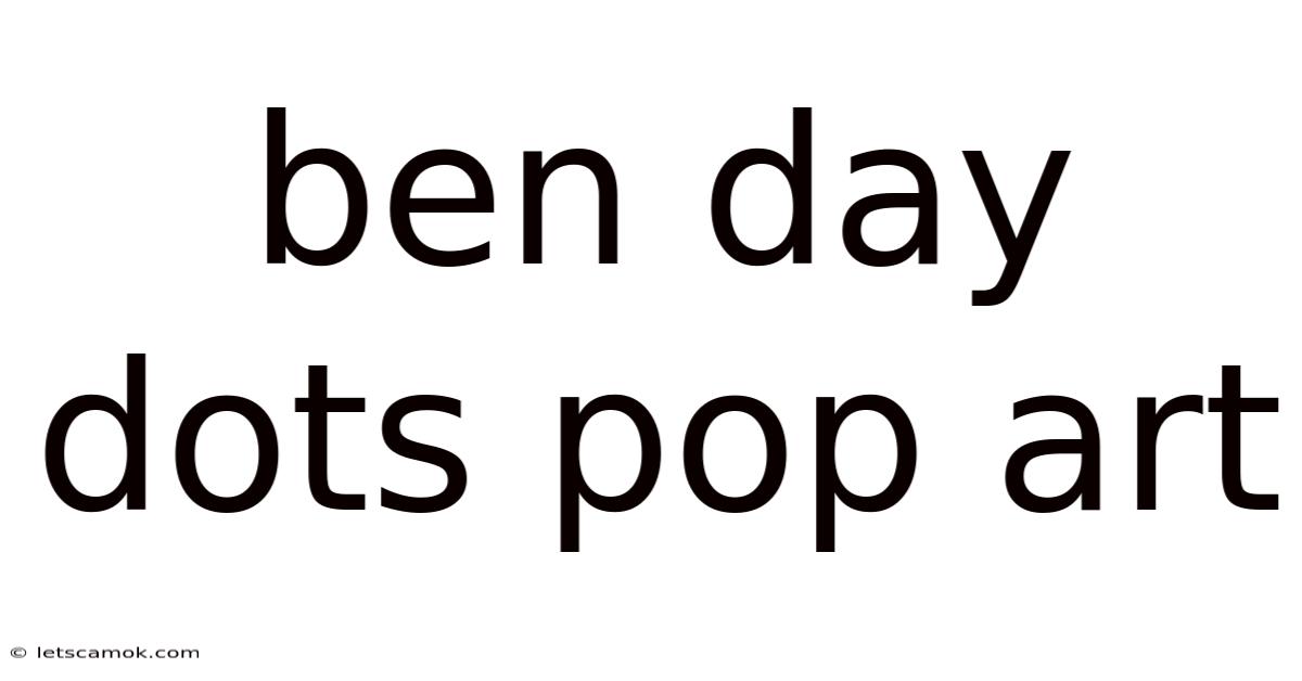 Ben Day Dots Pop Art