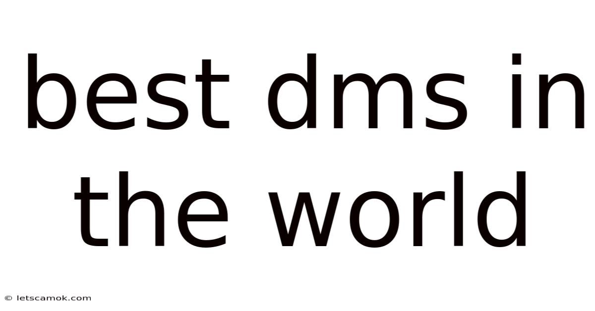 Best Dms In The World