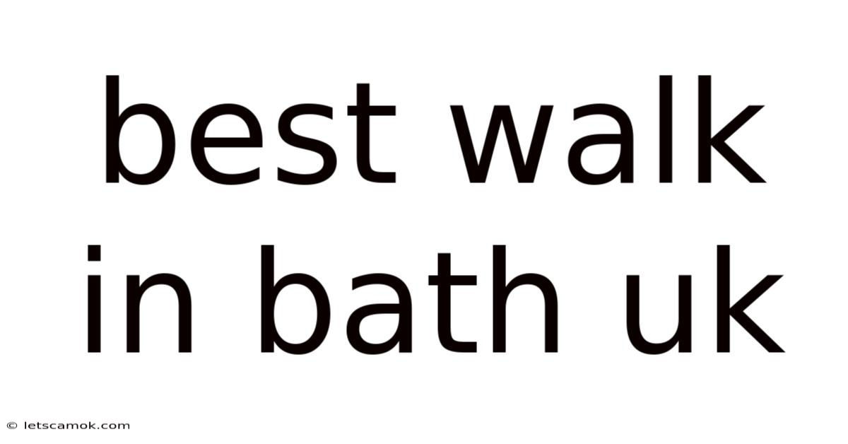 Best Walk In Bath Uk