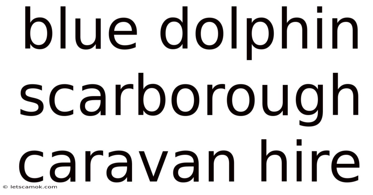 Blue Dolphin Scarborough Caravan Hire