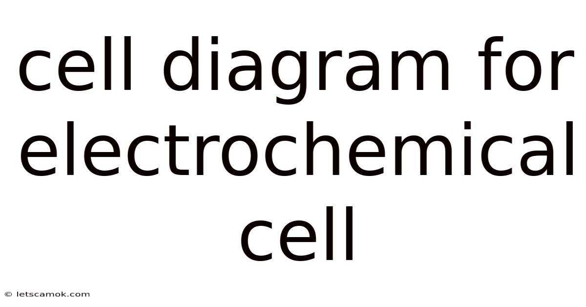 Cell Diagram For Electrochemical Cell