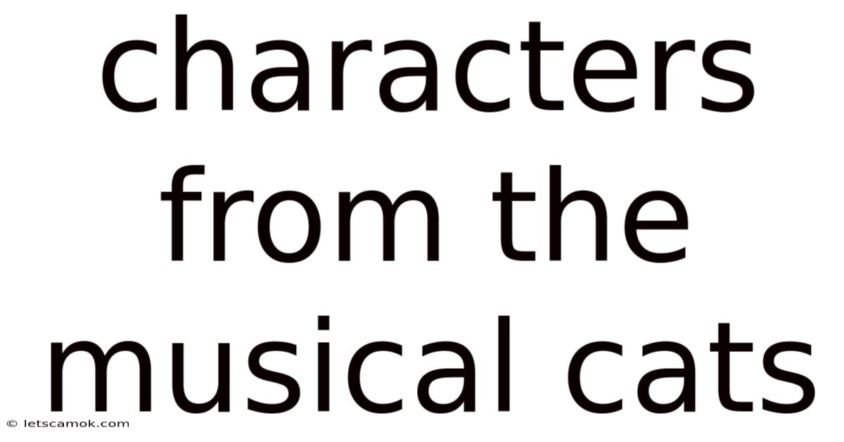 Characters From The Musical Cats