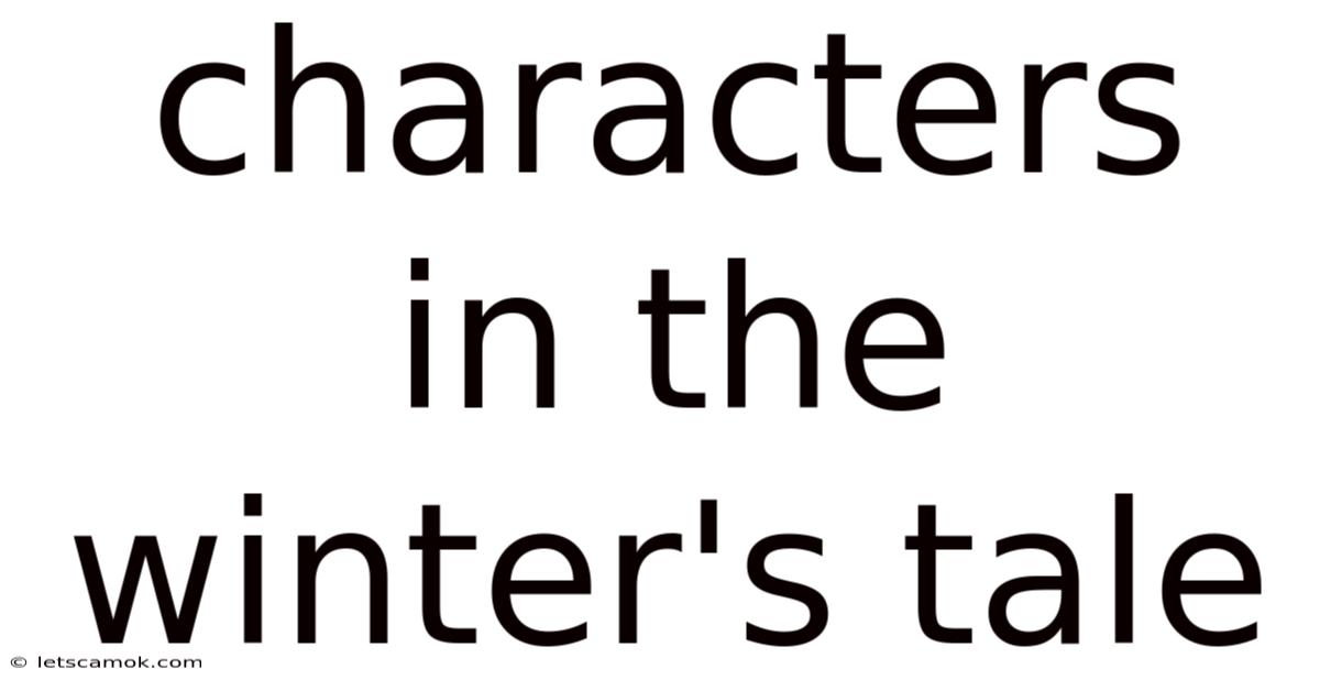 Characters In The Winter's Tale
