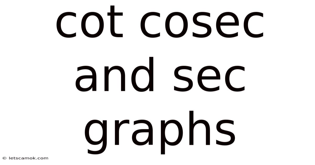 Cot Cosec And Sec Graphs