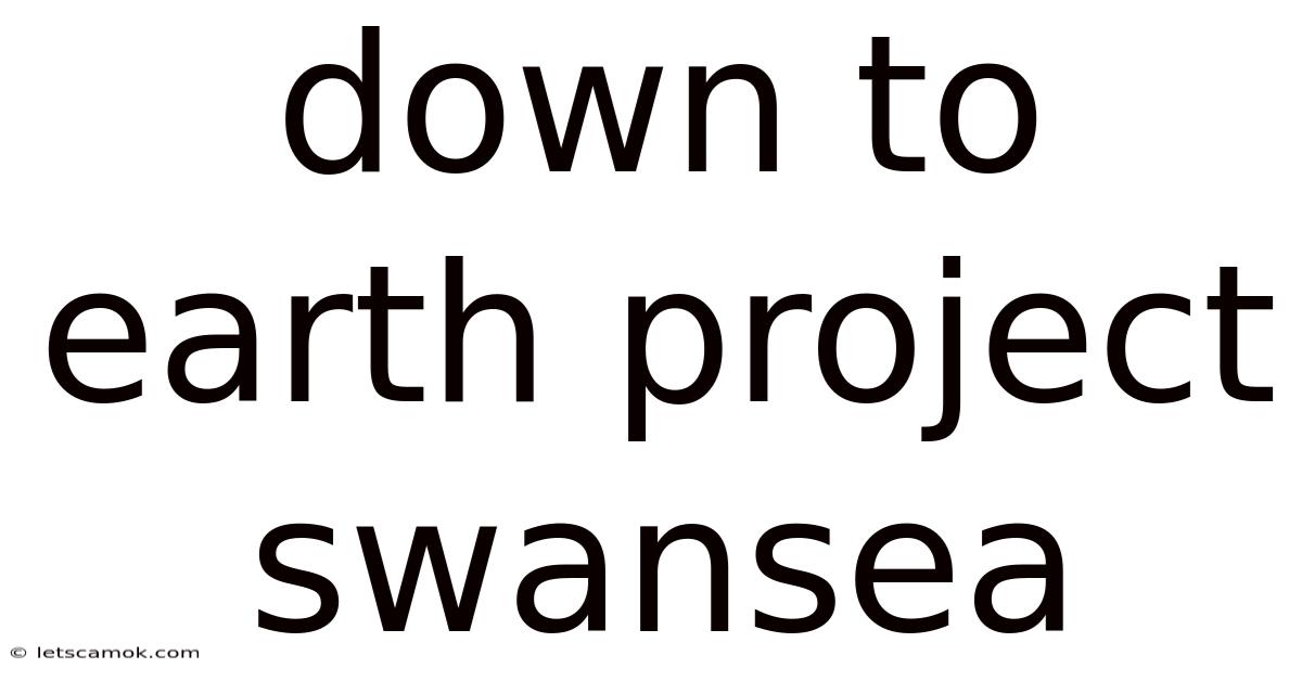 Down To Earth Project Swansea