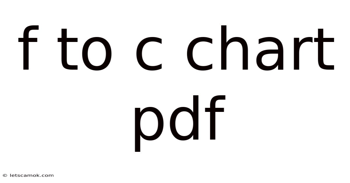 F To C Chart Pdf