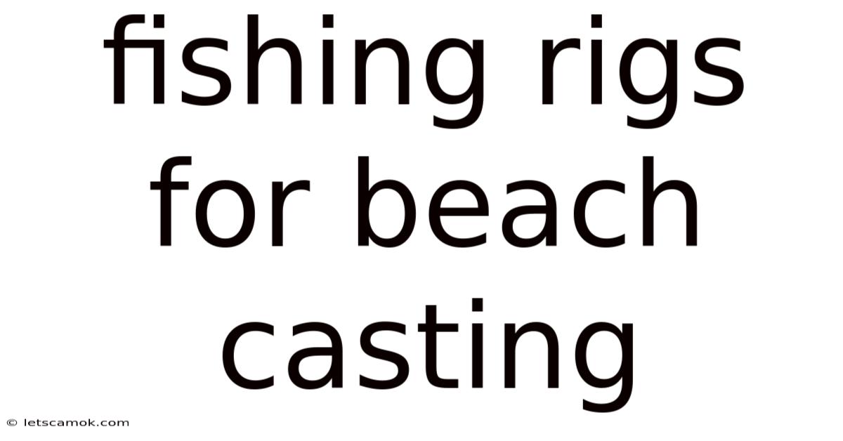 Fishing Rigs For Beach Casting