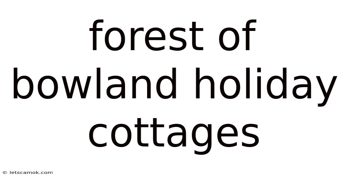 Forest Of Bowland Holiday Cottages