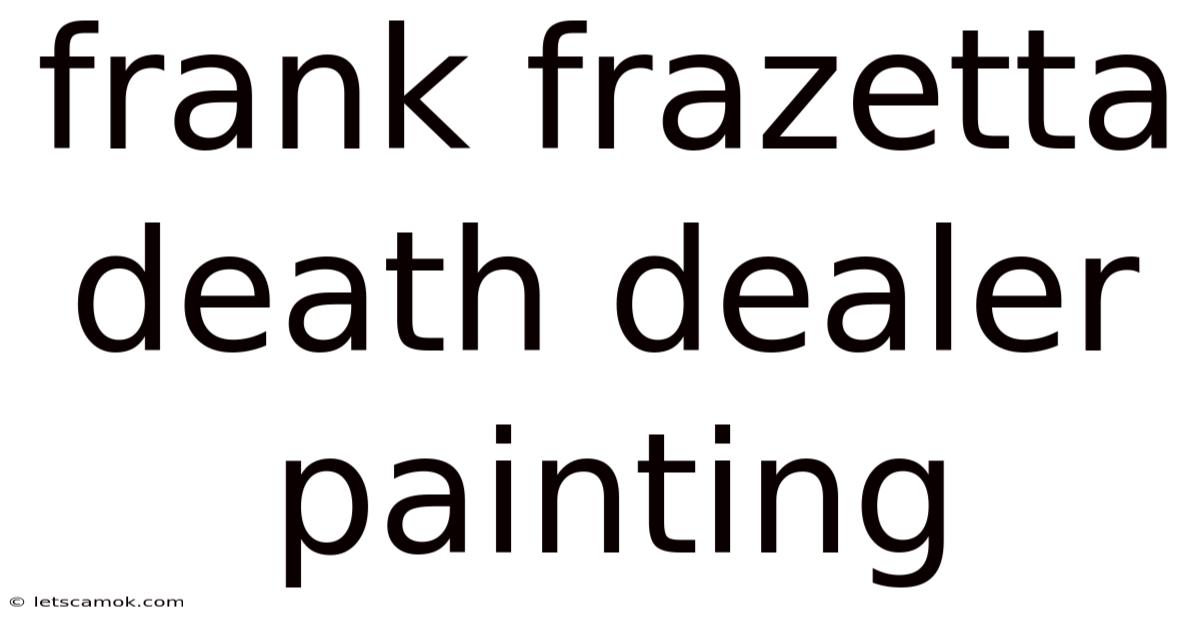Frank Frazetta Death Dealer Painting