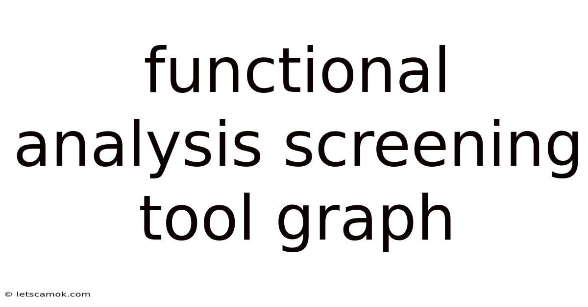 Functional Analysis Screening Tool Graph
