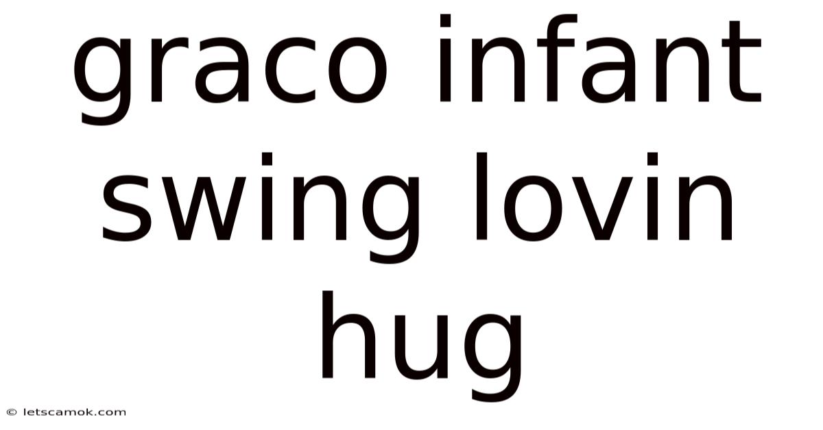 Graco Infant Swing Lovin Hug