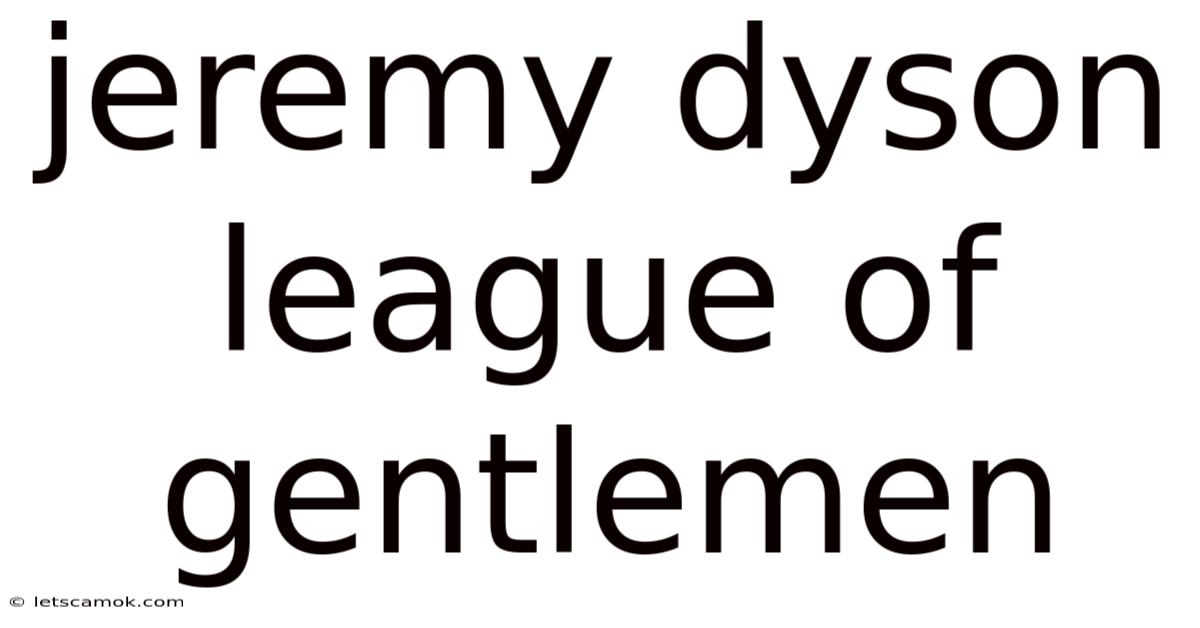 Jeremy Dyson League Of Gentlemen