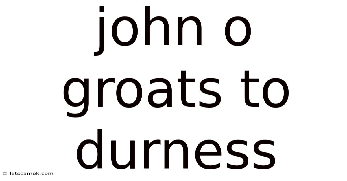 John O Groats To Durness