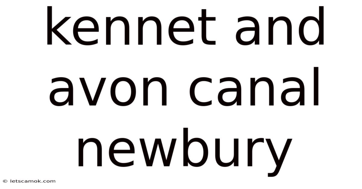 Kennet And Avon Canal Newbury