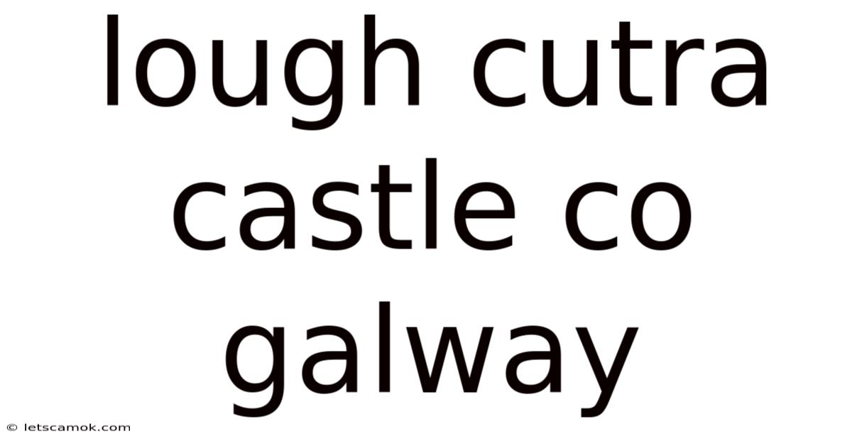 Lough Cutra Castle Co Galway