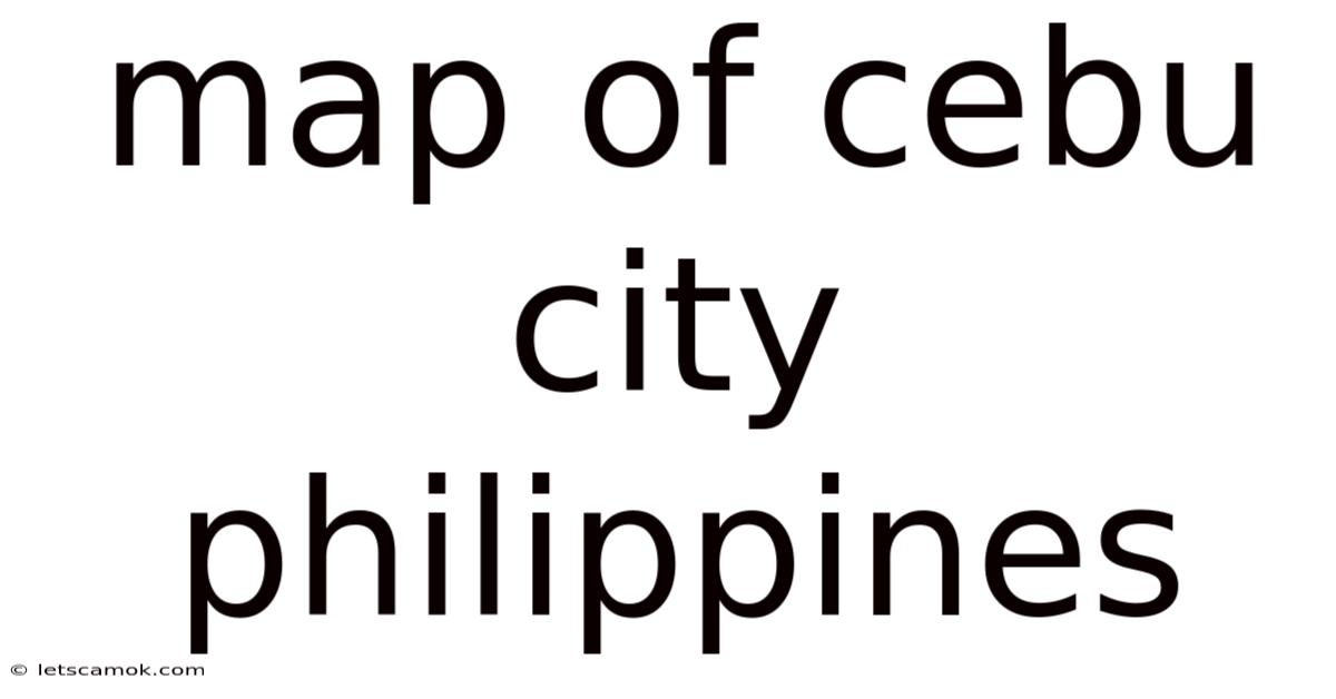 Map Of Cebu City Philippines