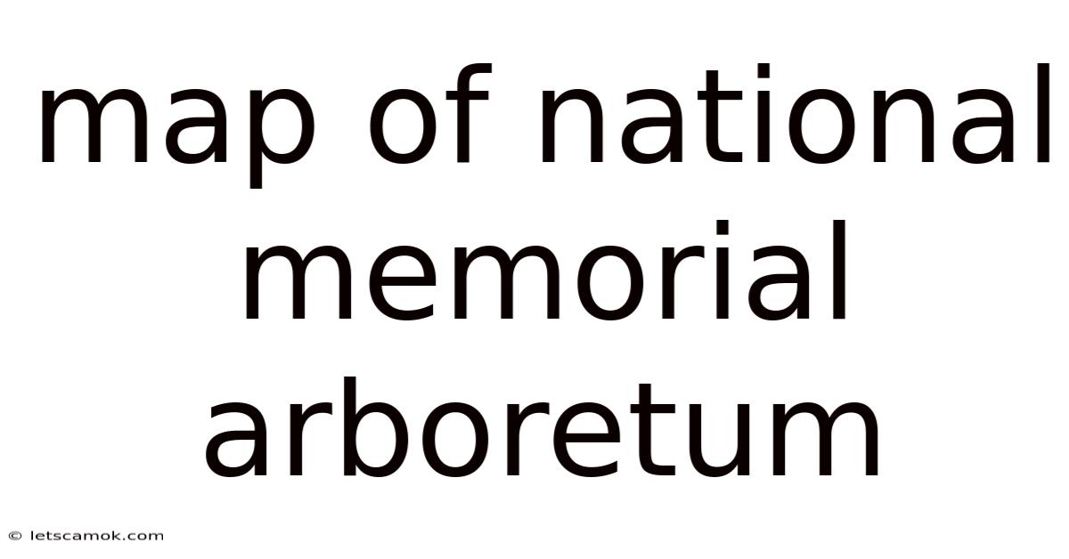 Map Of National Memorial Arboretum