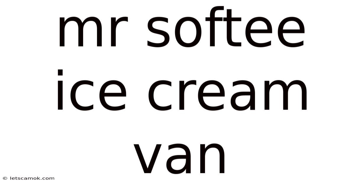 Mr Softee Ice Cream Van