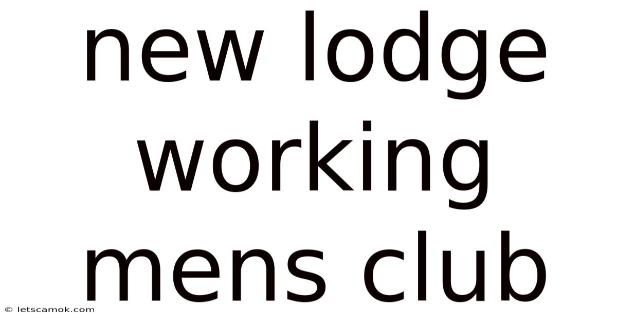 New Lodge Working Mens Club