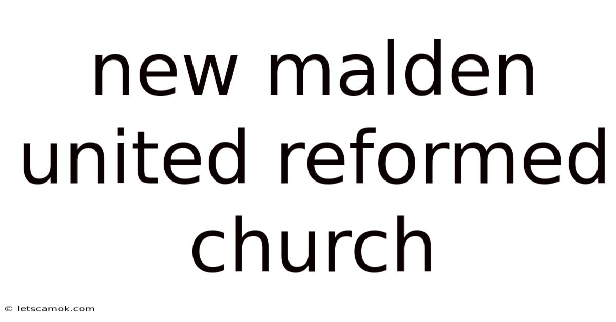 New Malden United Reformed Church