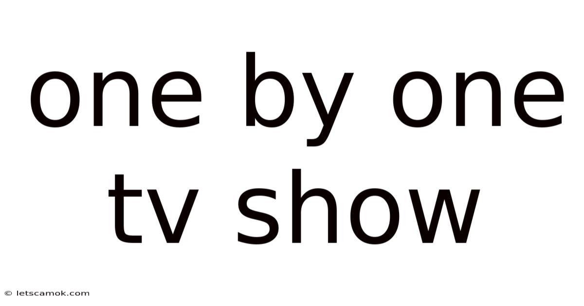One By One Tv Show