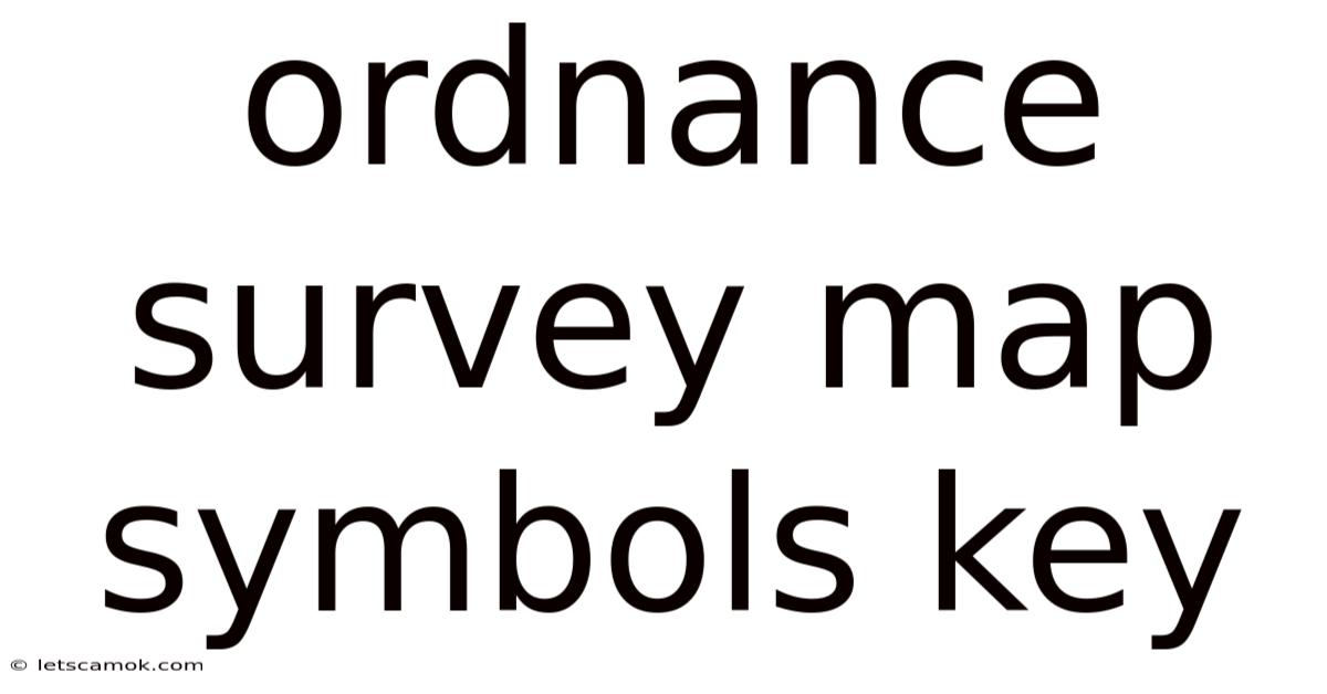 Ordnance Survey Map Symbols Key