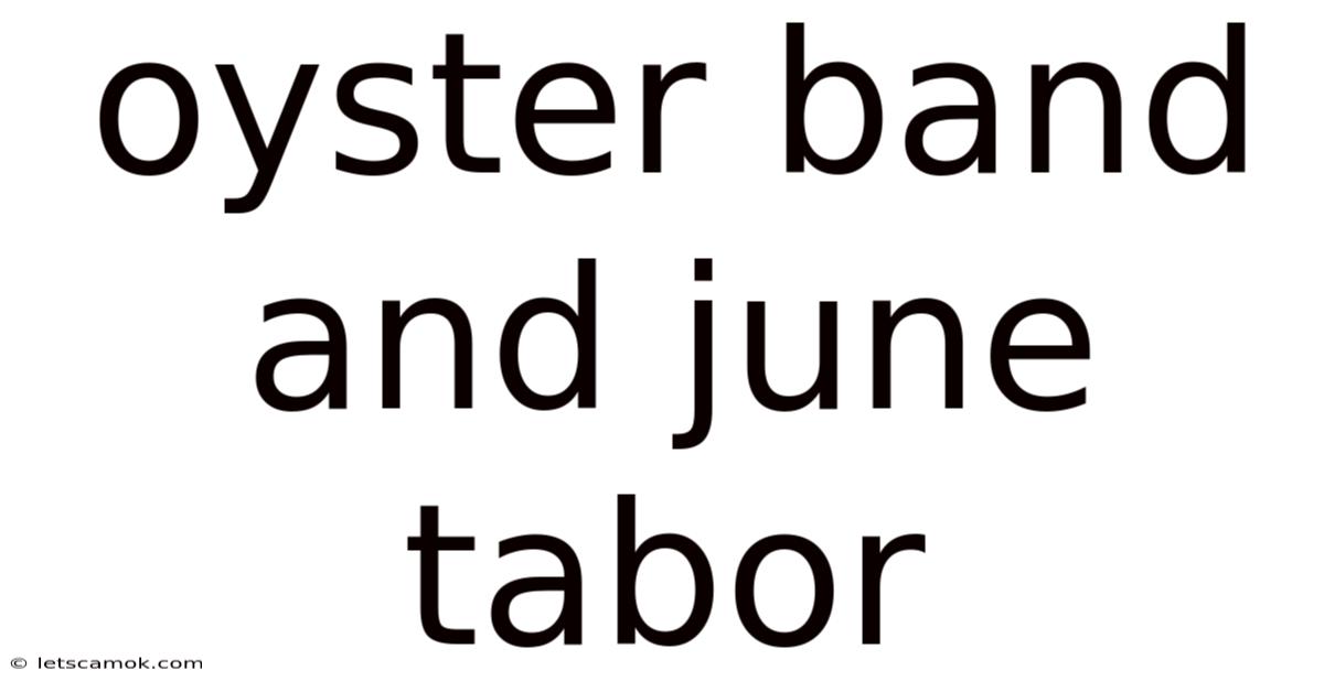 Oyster Band And June Tabor