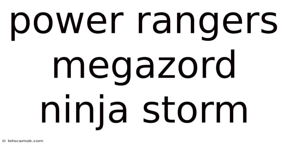 Power Rangers Megazord Ninja Storm