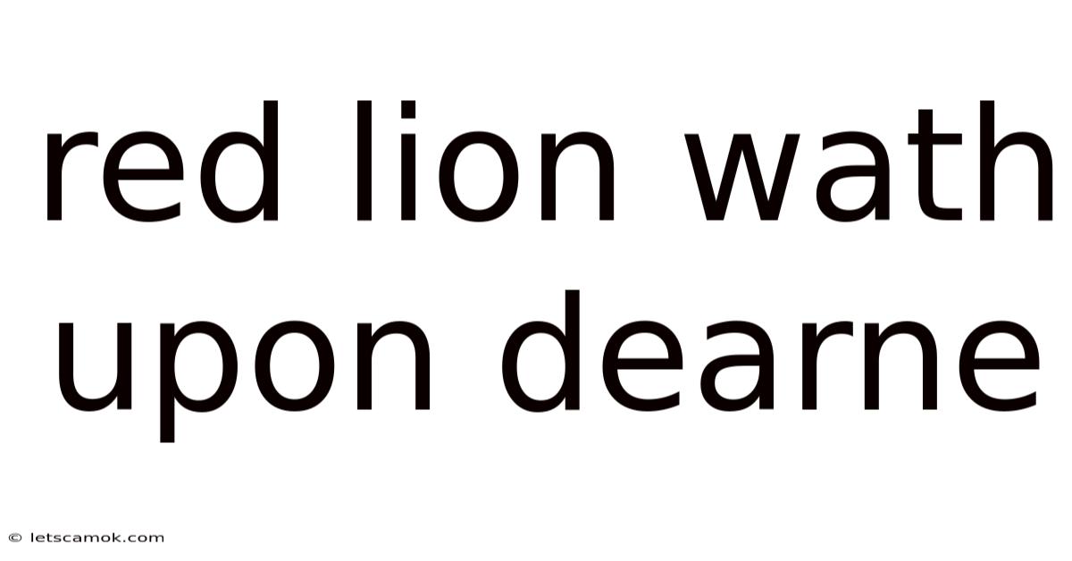 Red Lion Wath Upon Dearne