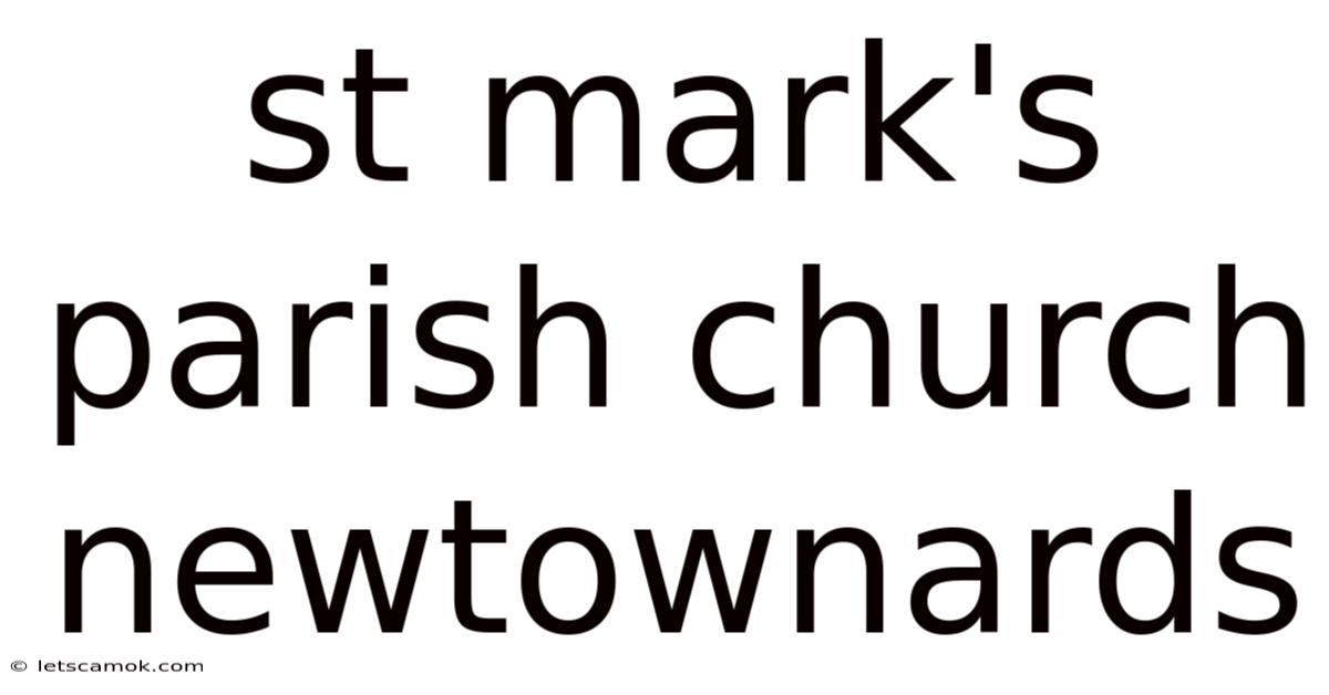 St Mark's Parish Church Newtownards