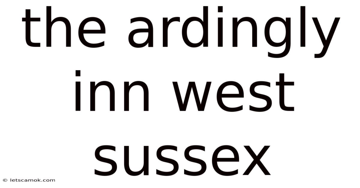 The Ardingly Inn West Sussex