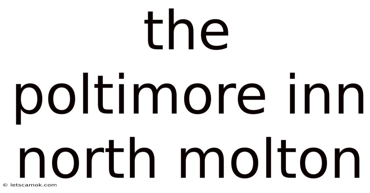 The Poltimore Inn North Molton