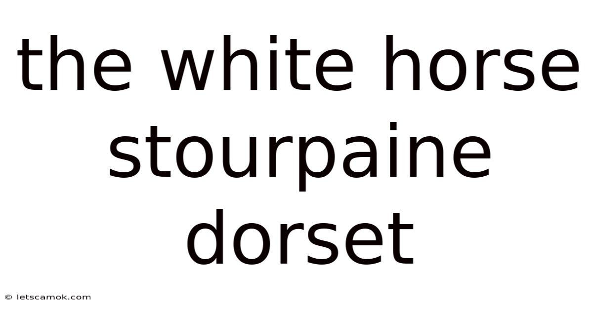 The White Horse Stourpaine Dorset