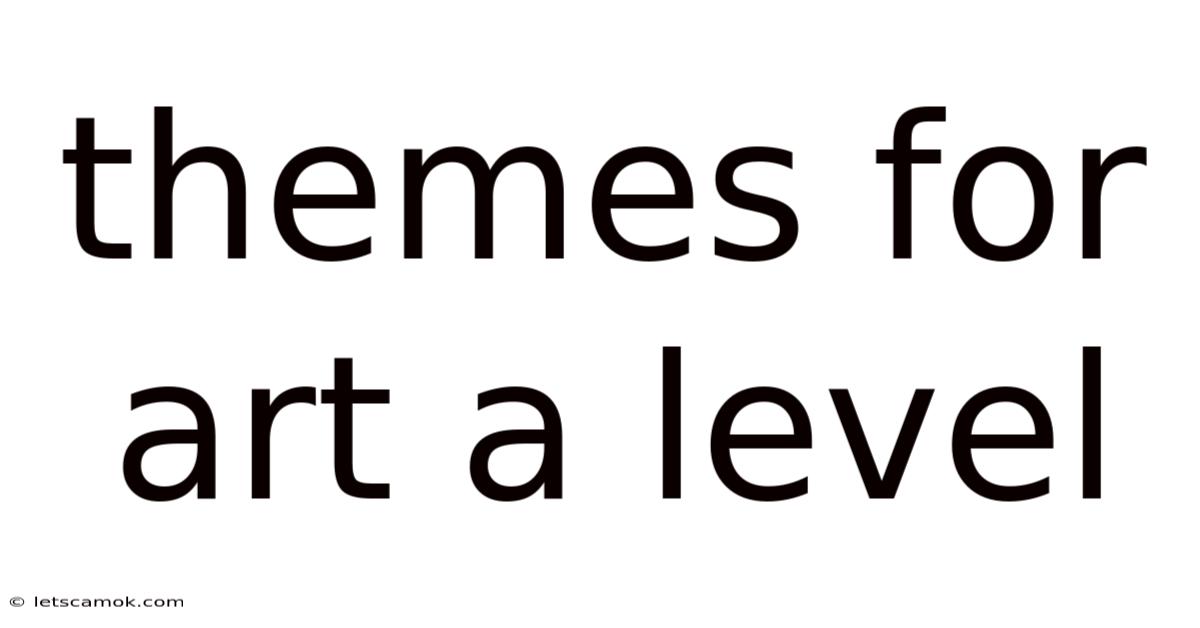 Themes For Art A Level
