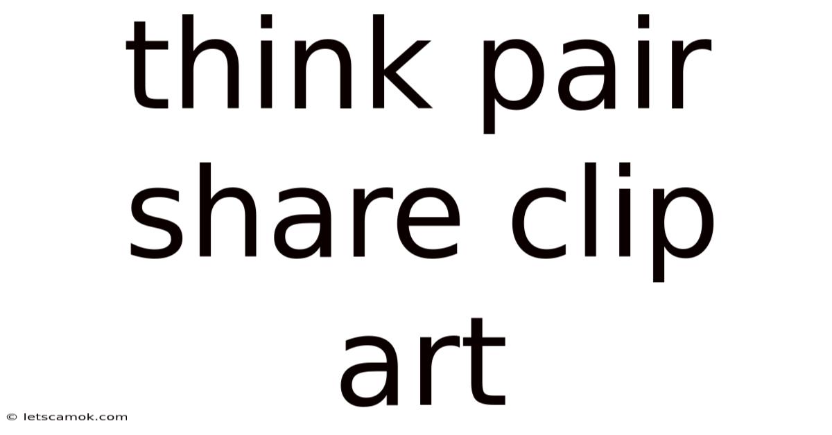 Think Pair Share Clip Art