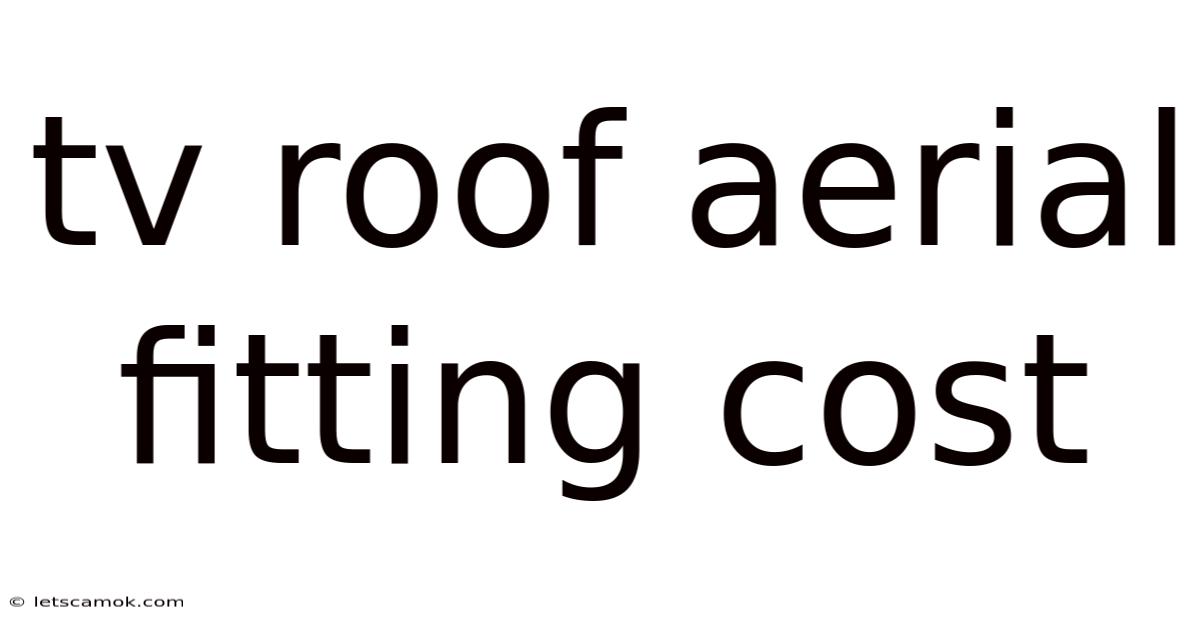 Tv Roof Aerial Fitting Cost
