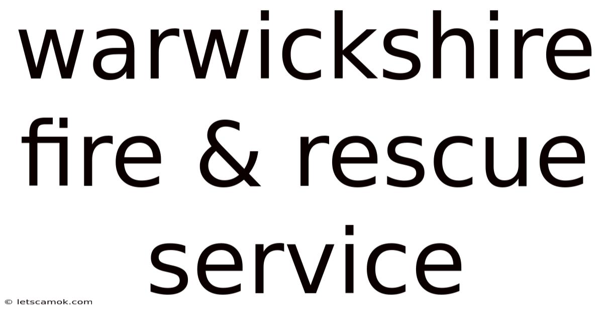 Warwickshire Fire & Rescue Service