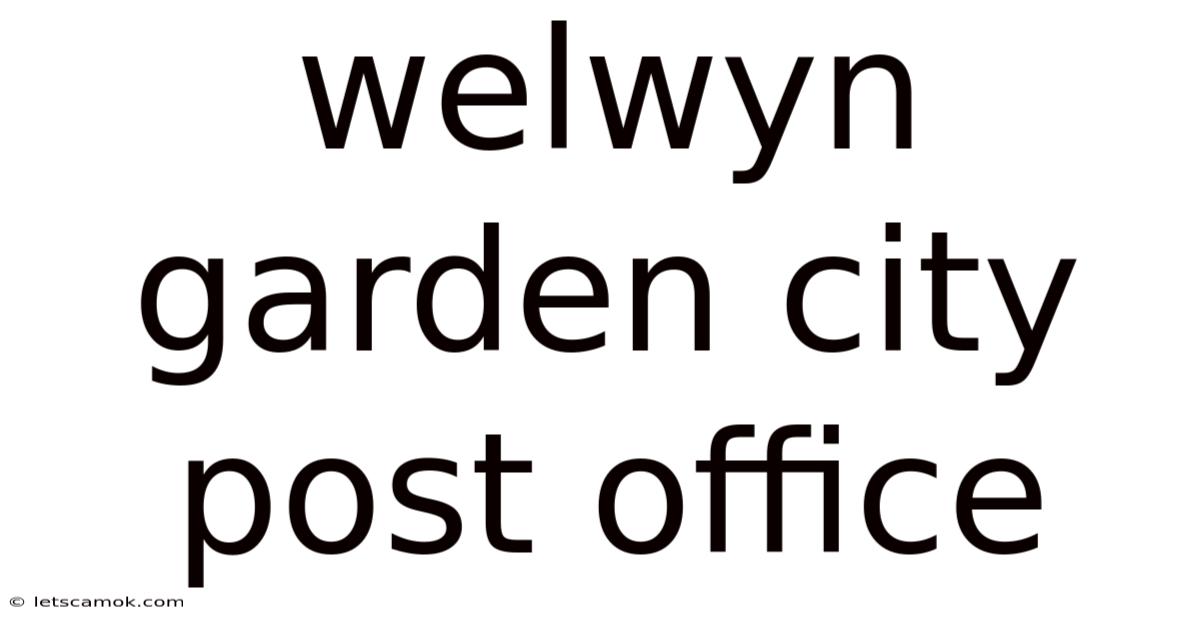 Welwyn Garden City Post Office