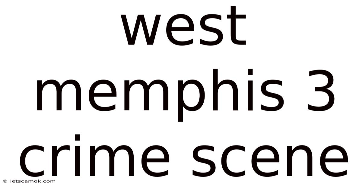 West Memphis 3 Crime Scene