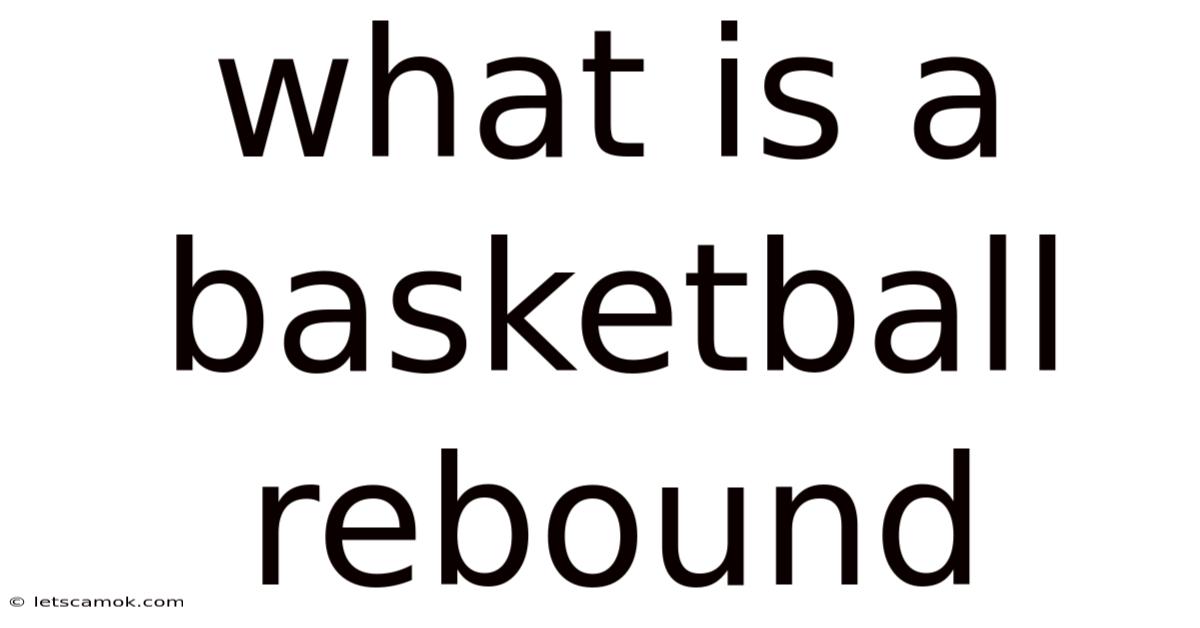 What Is A Basketball Rebound