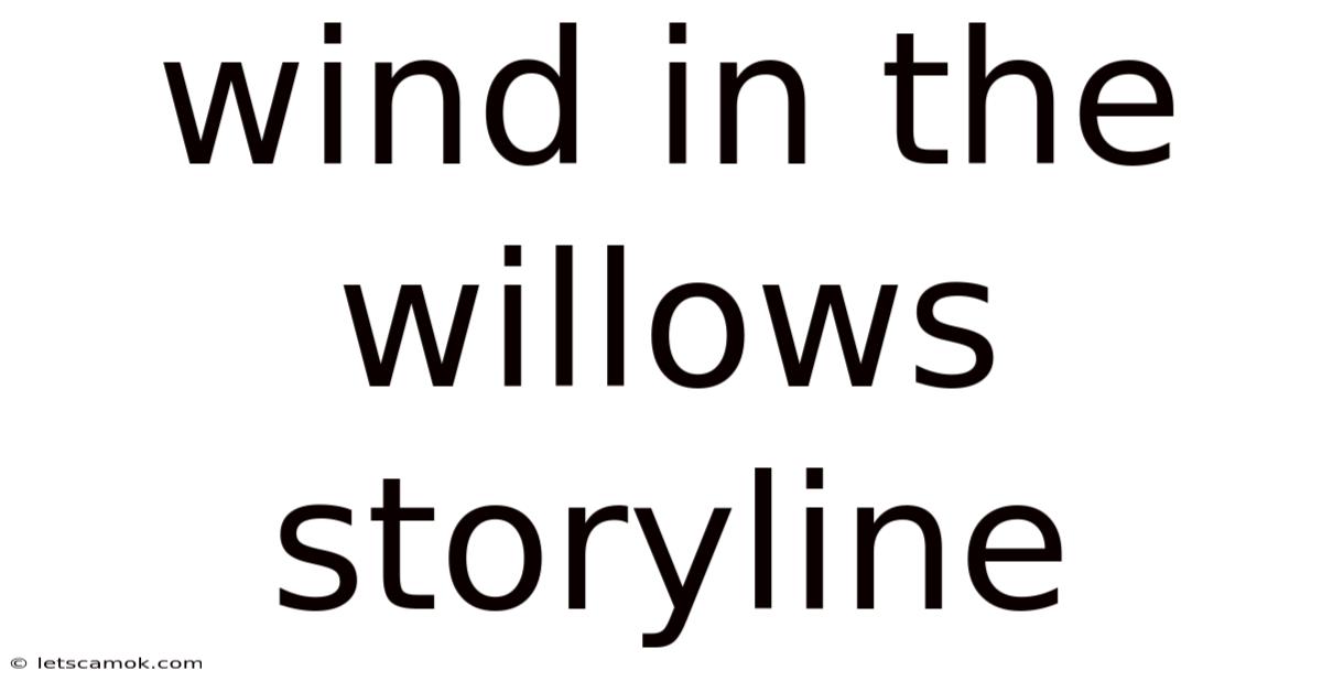 Wind In The Willows Storyline